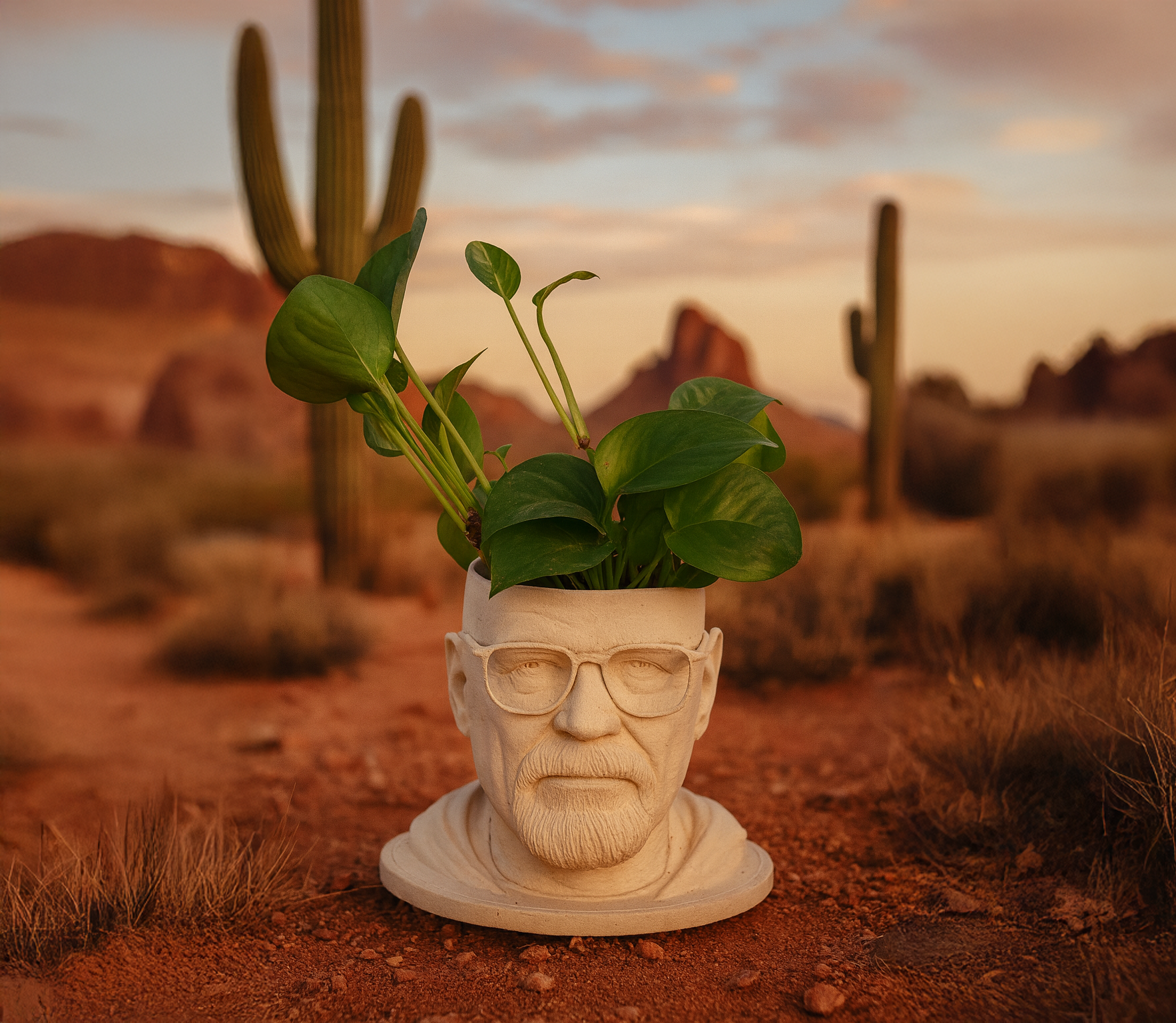 breaking bad plant pot “Say Aloe to My Little Friend” – Walter White Breaking Bad Planter