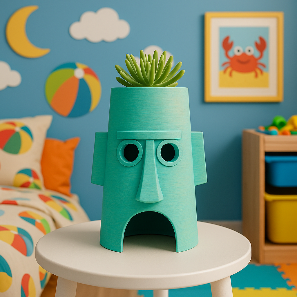 Squidward’s House Planter – A Bikini Bottom Classic for Your Plants!