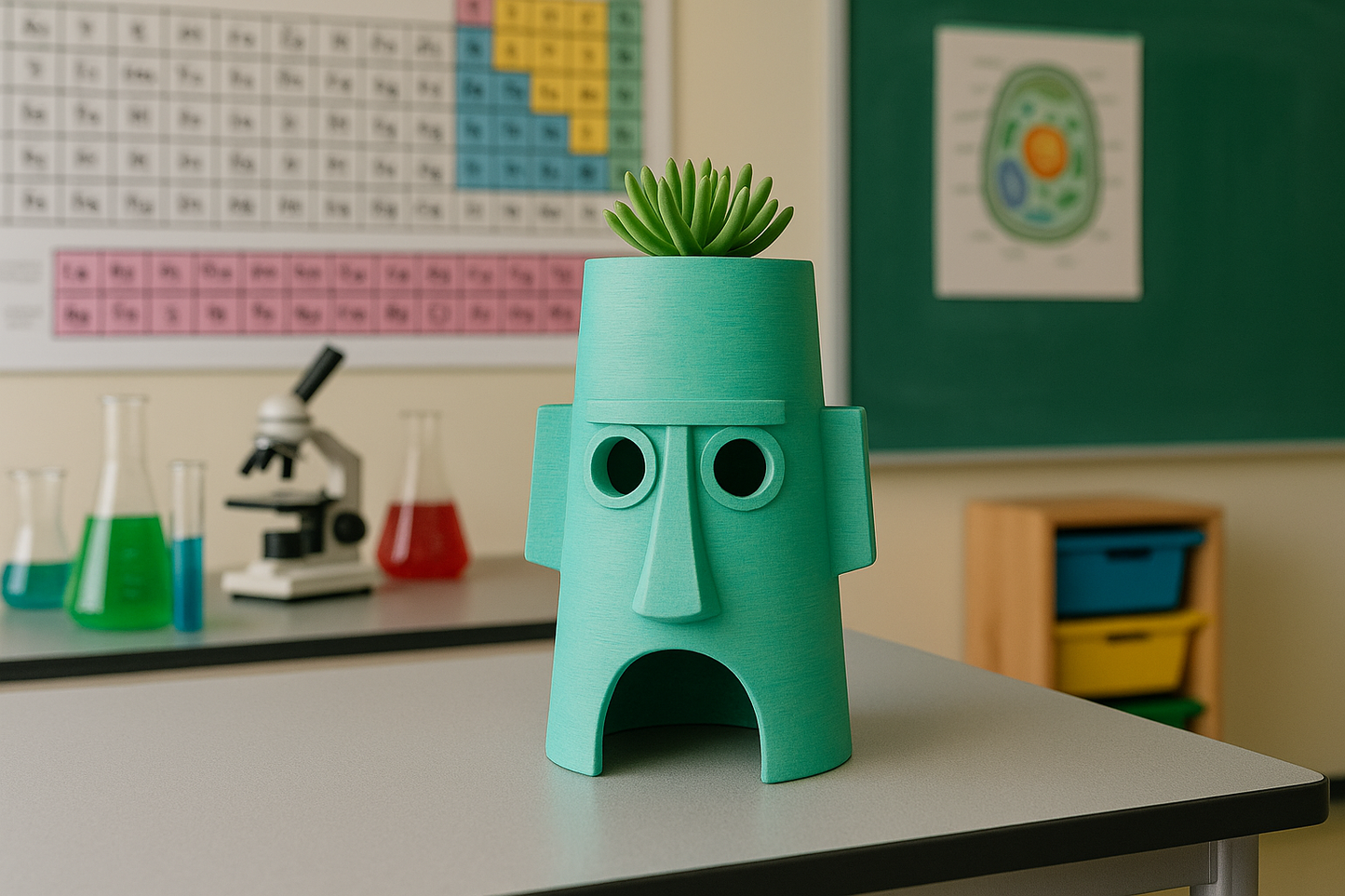 Squidward’s House Planter – A Bikini Bottom Classic for Your Plants!