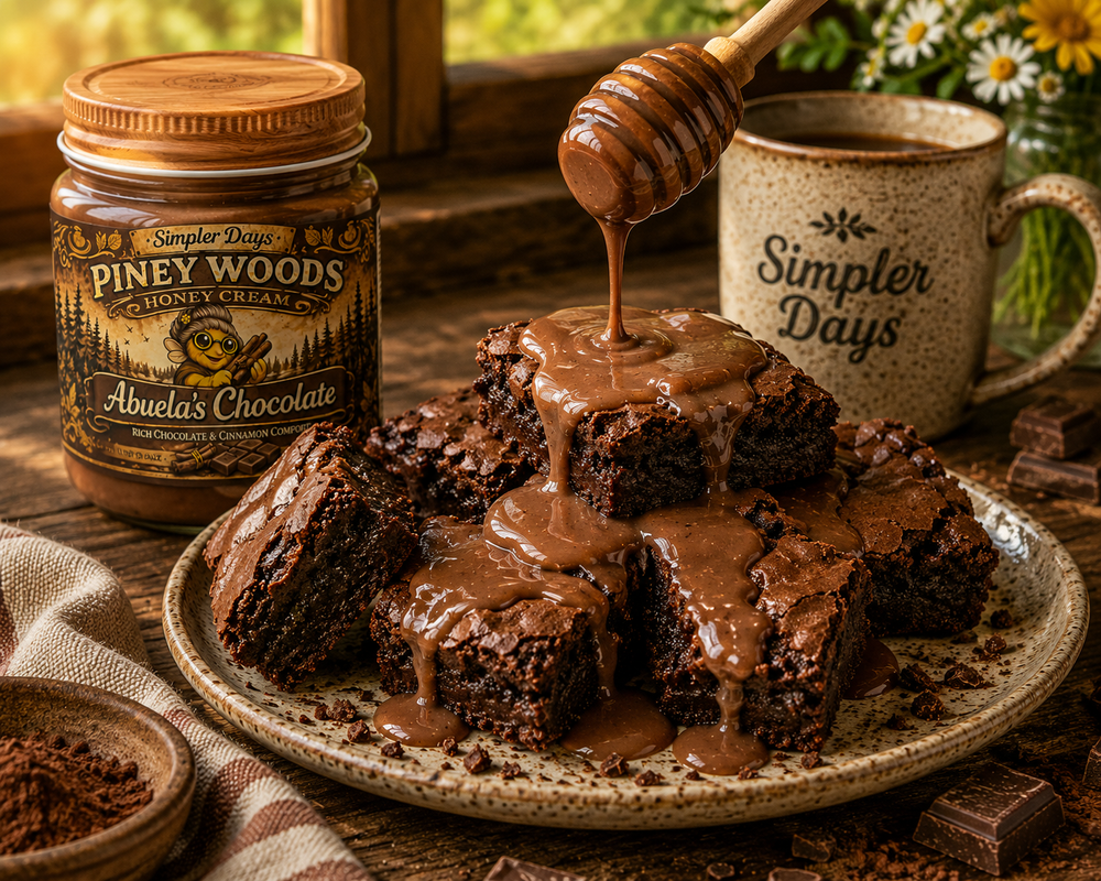 Abuela's Chocolate Honey Brownies