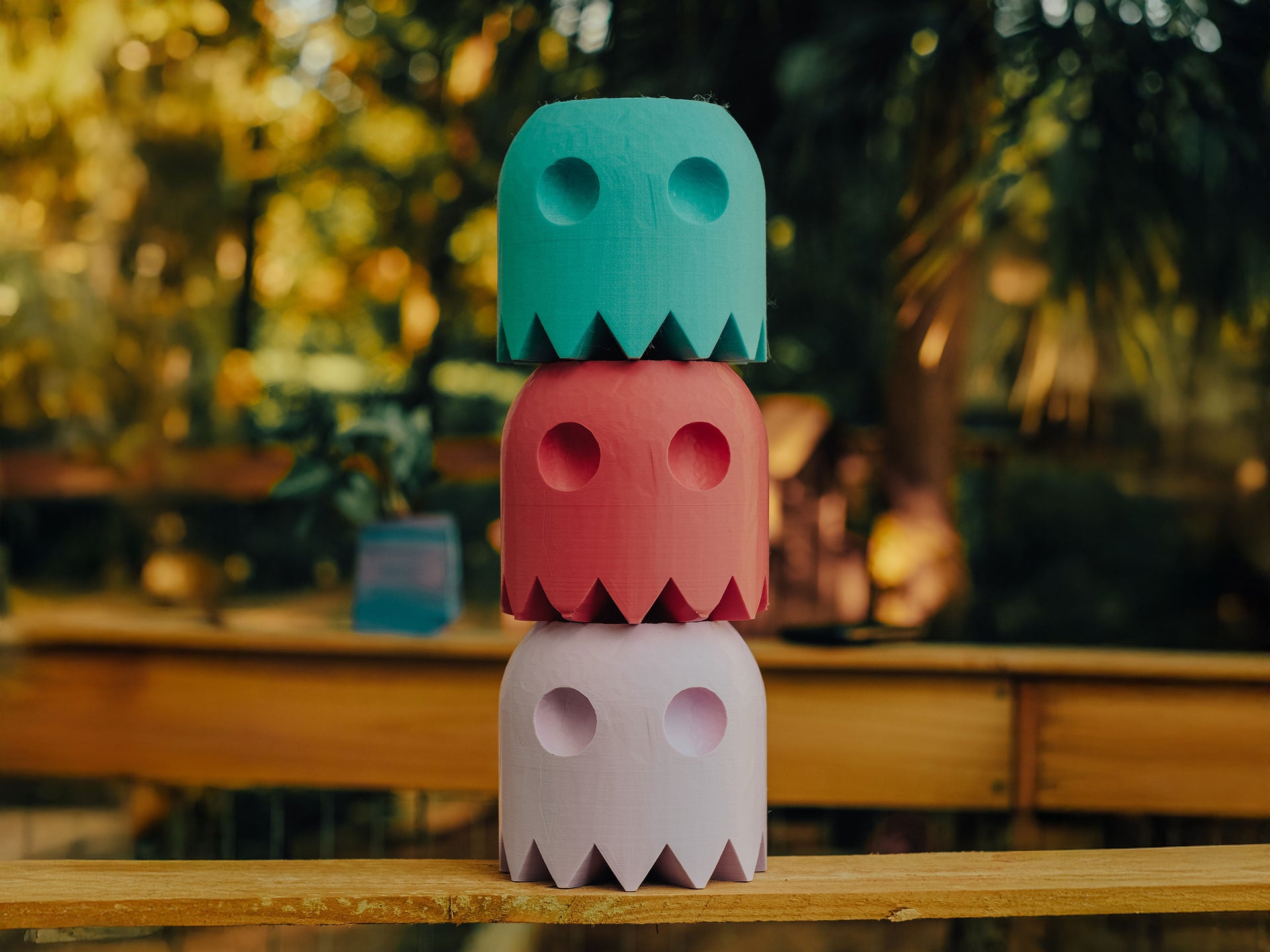 ghost planter Pac-Man Ghost Planter – Retro Arcade Vibes for Your Plants!