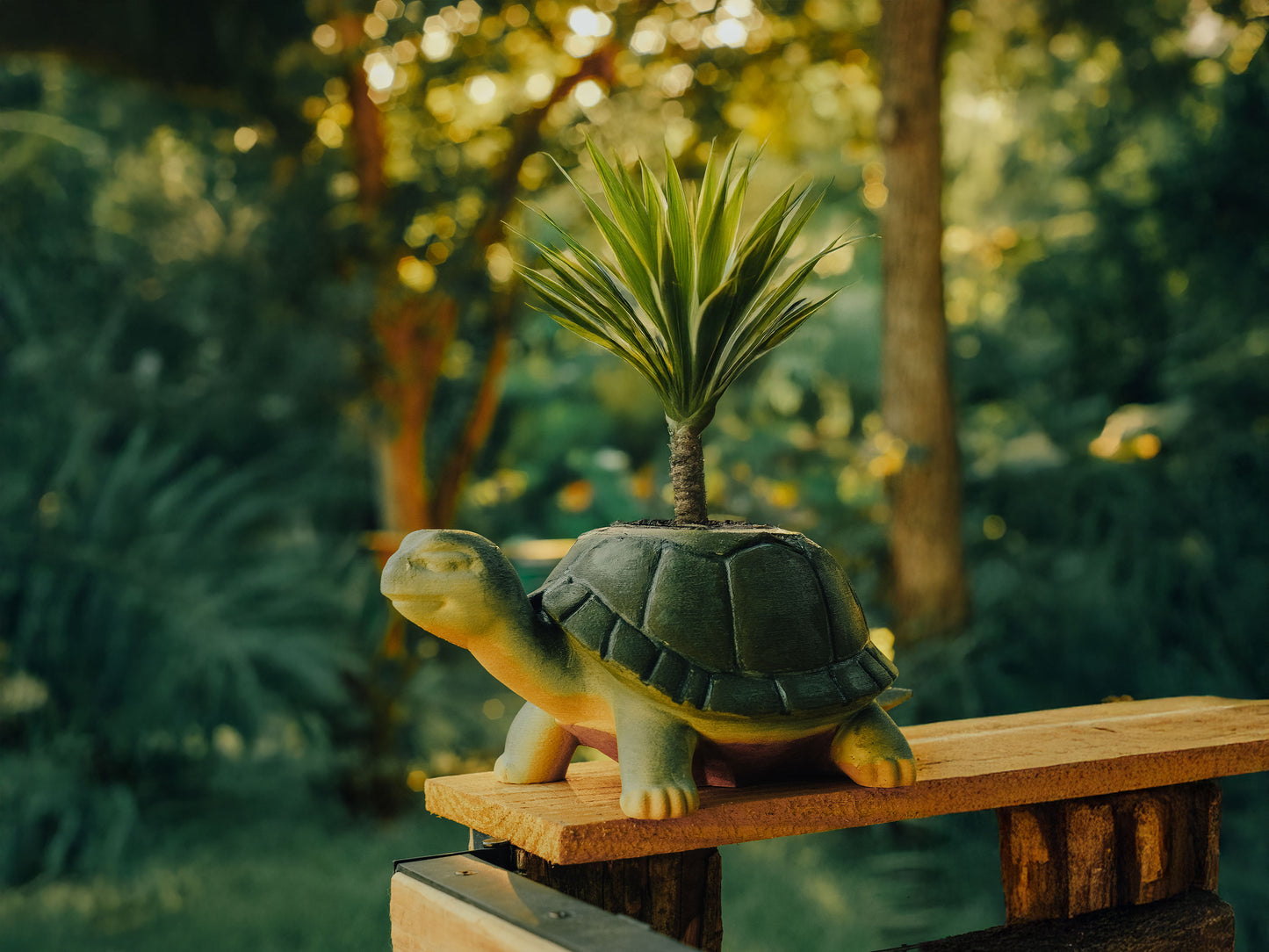 Hand-Painted Turtle Planter – Slow and Steady Style for Your Shelf!