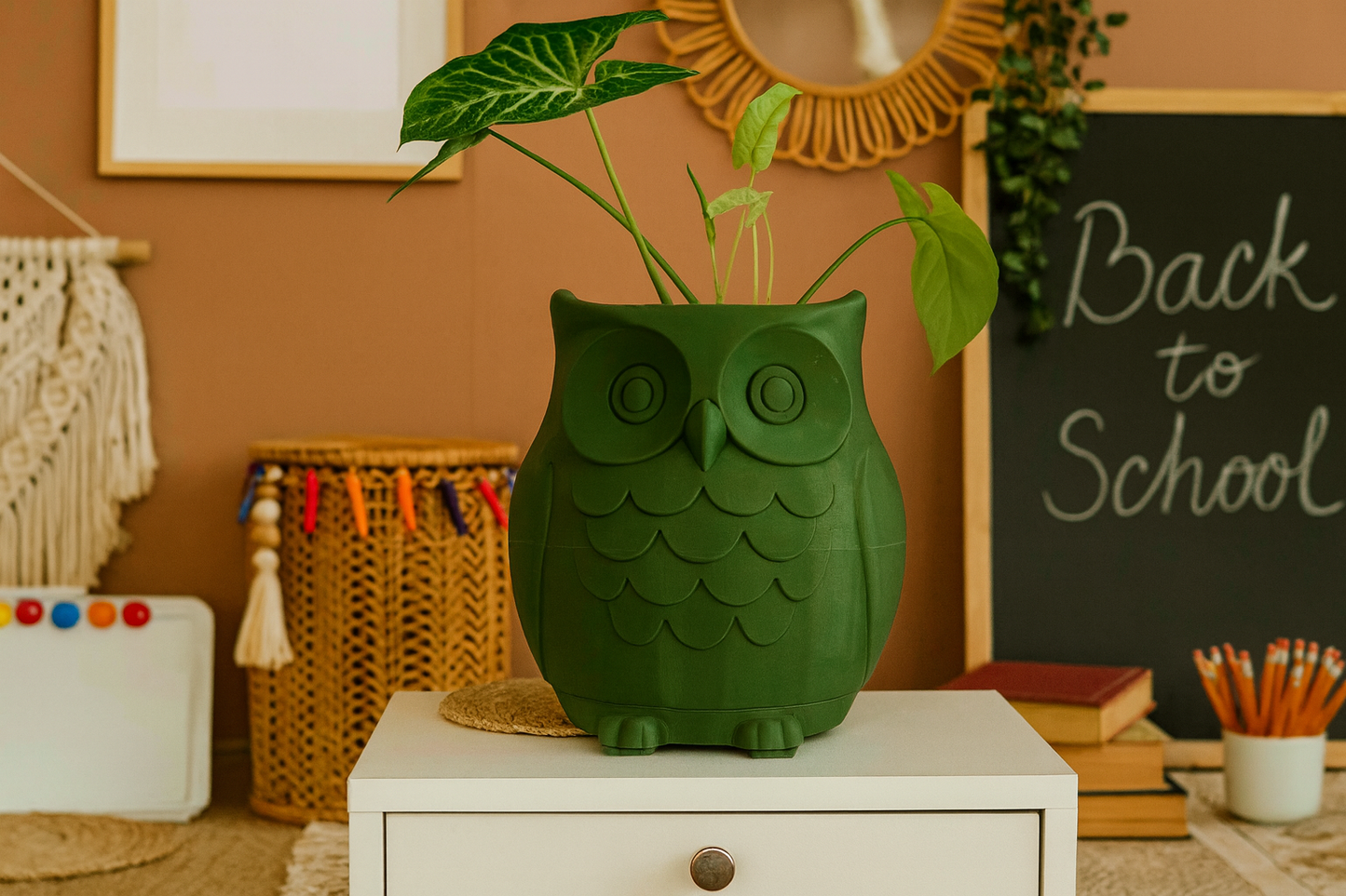 Large Owl Planter – Wise, Whimsical & Ready to Plant!