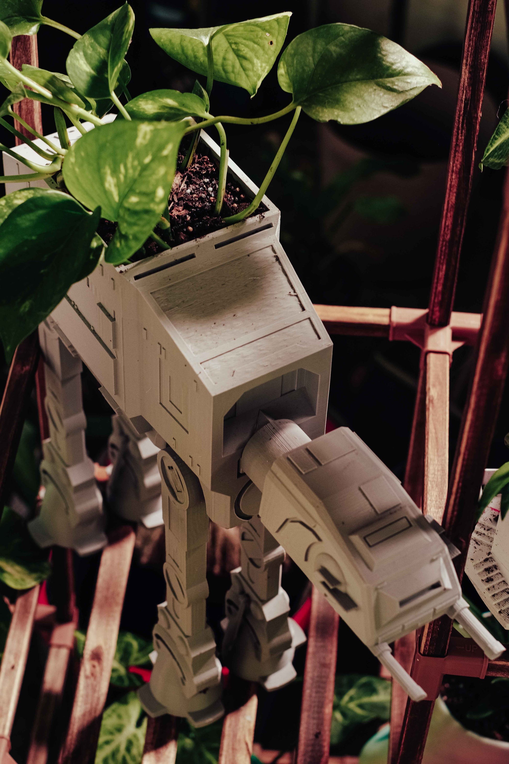 star wars succulent planter AT-AT Walker Planter – Star Wars Decor for Plant Rebels & Galactic Gar